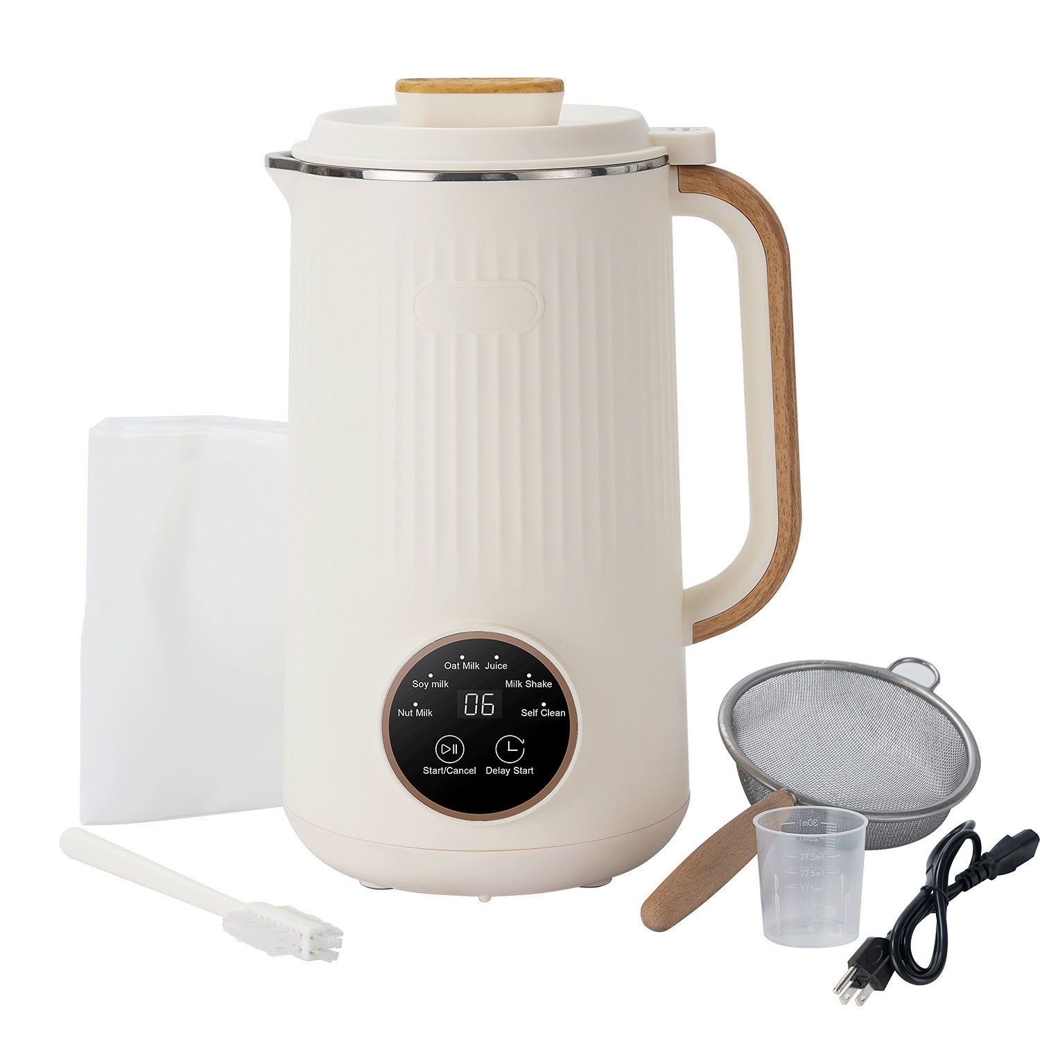 6-in-1 Soy Nut Milk & Fruit Juice Maker + free package