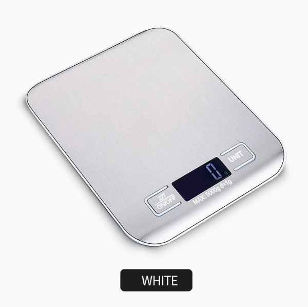 Digital Kitchen Scale 5/10kg – Waterproof With Tare Function