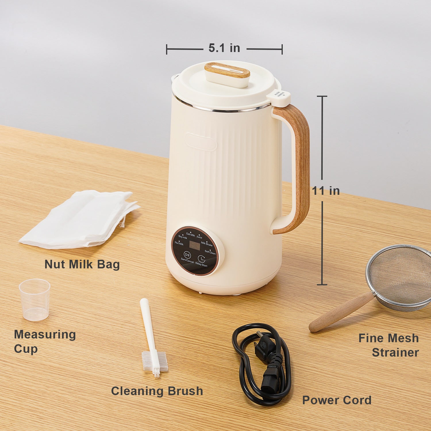 6-in-1 Soy Nut Milk & Fruit Juice Maker + free package